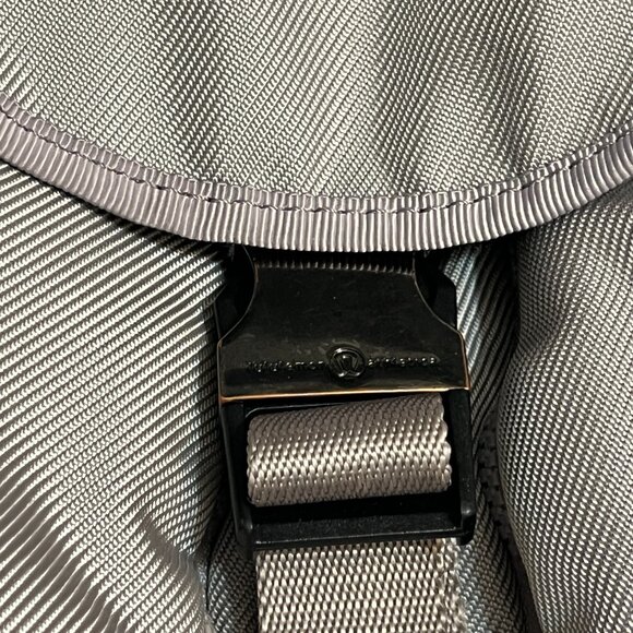 Lululemon City Adventurer Backpack Mini Gray Drawstring Flap Zip Gym Travel Bag - Picture 4 of 15